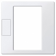 Накладка терморегулятора теплого пола с сенсорным дисплеем System M Merten активный белый