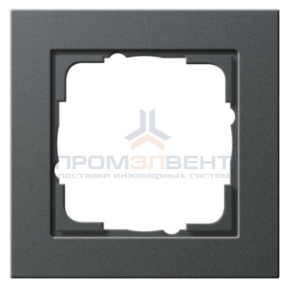 Рамка 1-ая Gira E2 Антрацит