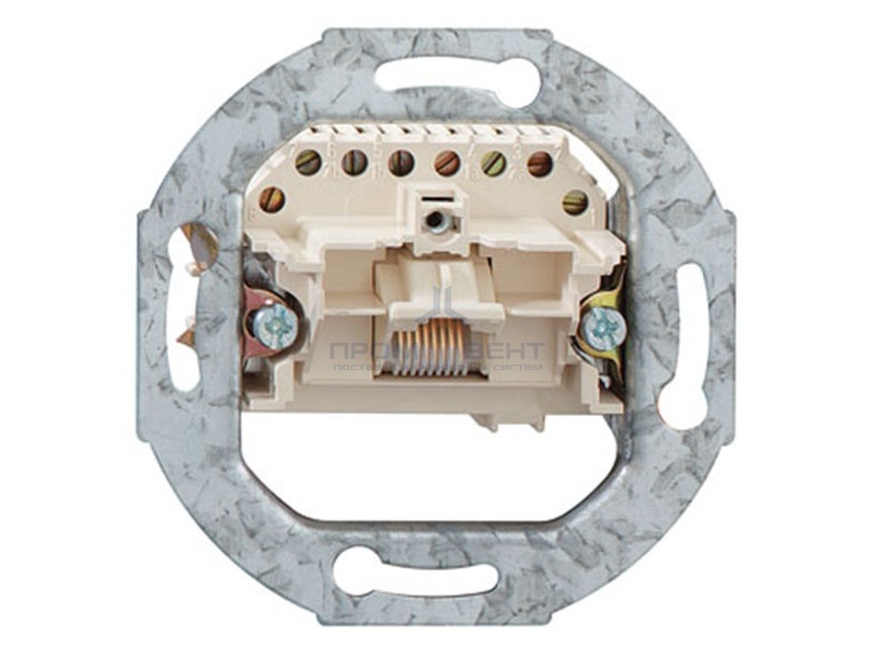 Мех-зм 1-ной тлф. розетки RJ11/12 (4) c 