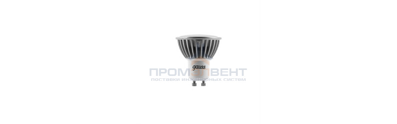Лампа Gauss LED GU10 dim 5W SMD AC220-240V 4100K диммируемая