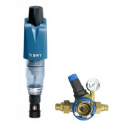 Фильтр тонкой очистки промывной BWT Infinity M - 1"1/4 (НР/НР, PN16, Tmax 30°C, с редуктором)
