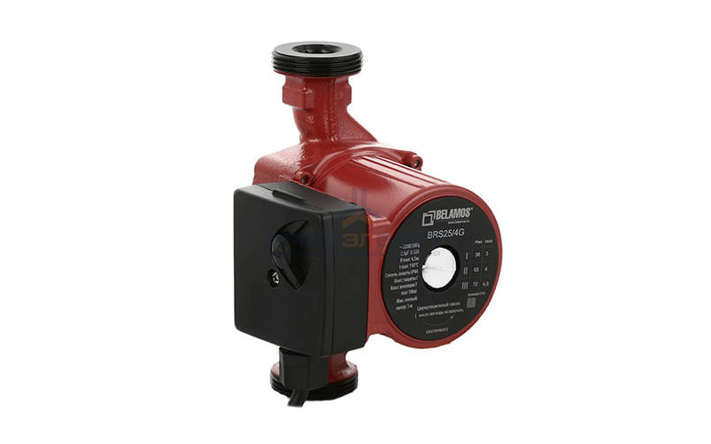 Насос циркуляционный Belamos HSS 25/6G - 0,10 кВт (однофазный, PN10, Qmax 45 л/час, Hmax 6 м)
