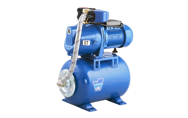 Насосная станция Aquario AUTO AJC-125C-H - 1,15 кВт (24 л, однофазный, Hmax 45 м, Qmax 80 л/мин)