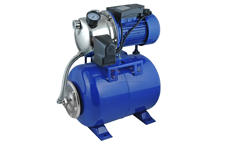 Насосная станция UNIPUMP AUTO JS 60 - 0,45 кВт (24 л, однофазный, Hmax 33 м, Qmax 40 л/мин)