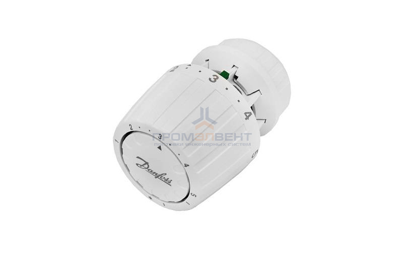 Головка термостатическая Danfoss RTR 7091 - клеммное соединение (регулировка 0–26°C, цвет белый)