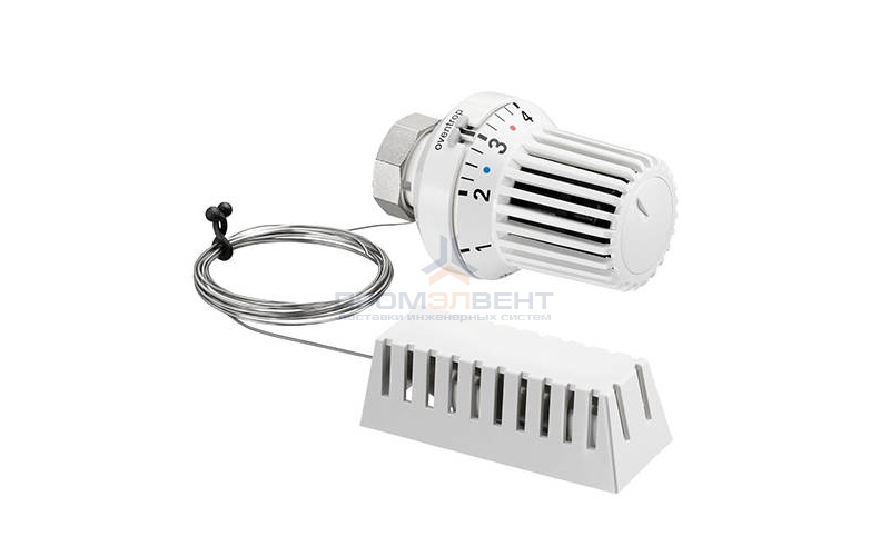 Головка термостатическая Oventrop Uni XH - M30x1.5 (7-28°C, с выносным датчиком 2 м., цвет белый)