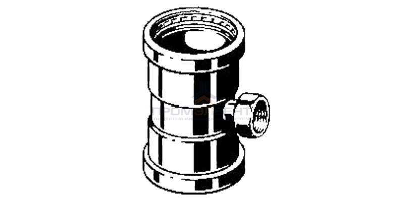 Тройник Viega d76,1х3/4