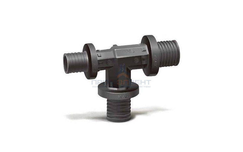 Тройник переходной Varmega Slide-fit - 25 x 20 x 20 (для труб из сшитого полиэтилена)