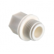 Заглушка с наружной резьбой VALTEC VTp.791 - 1" (для полипропиленовых труб, цвет белый)
