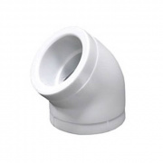 Отвод 45° Fusitek - 110 (для полипропиленовых труб под пайку, цвет белый)