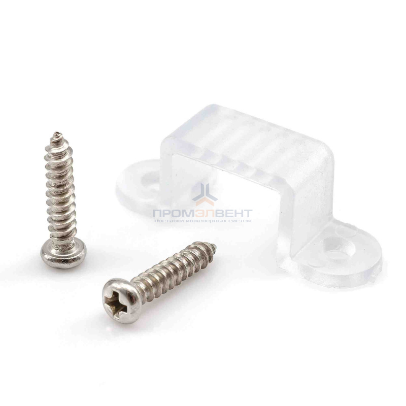 09-37 Крепеж пластиковый для светодиодной ленты 220В, чип 2835, 60д/м