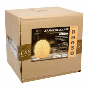 18-116 Светильник декоративный, настольный, "Сова", керамический, Е14 25Вт, 220В, размер: 18*18*19 см.