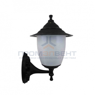 Эл-11-71 ПРАГА ЧЕР Светильник-фонарь настенный, черный, матовый рас-ль,Е27,60Вт,IP44