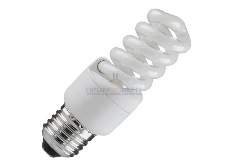 Лампа энергосберегающая ESL QL7 13W 6400K E27 спираль d40x83 холодная