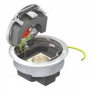 Лючок GESRC2 USB (для монтажных оснований, хром)