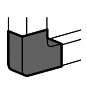 Плоский угол 85х50 неизменяемый 90° Legrand METRA