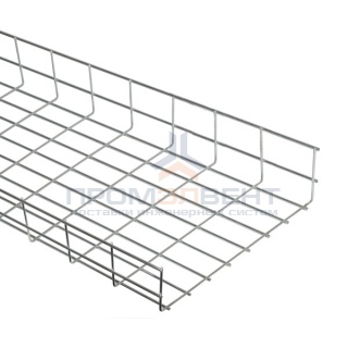 Лоток проволочный усиленный 100х400х3000 ИЭК толщина проволоки 5мм ГЦ