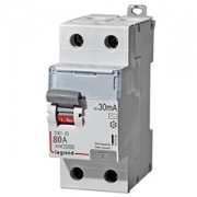 УЗО Legrand DX3 ВДТ 2П 80А 30мА тип AC