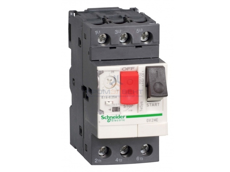 Автомат Schneider Electric TeSys GV2ME с комбинированным расцепителем 0,40-0,63А